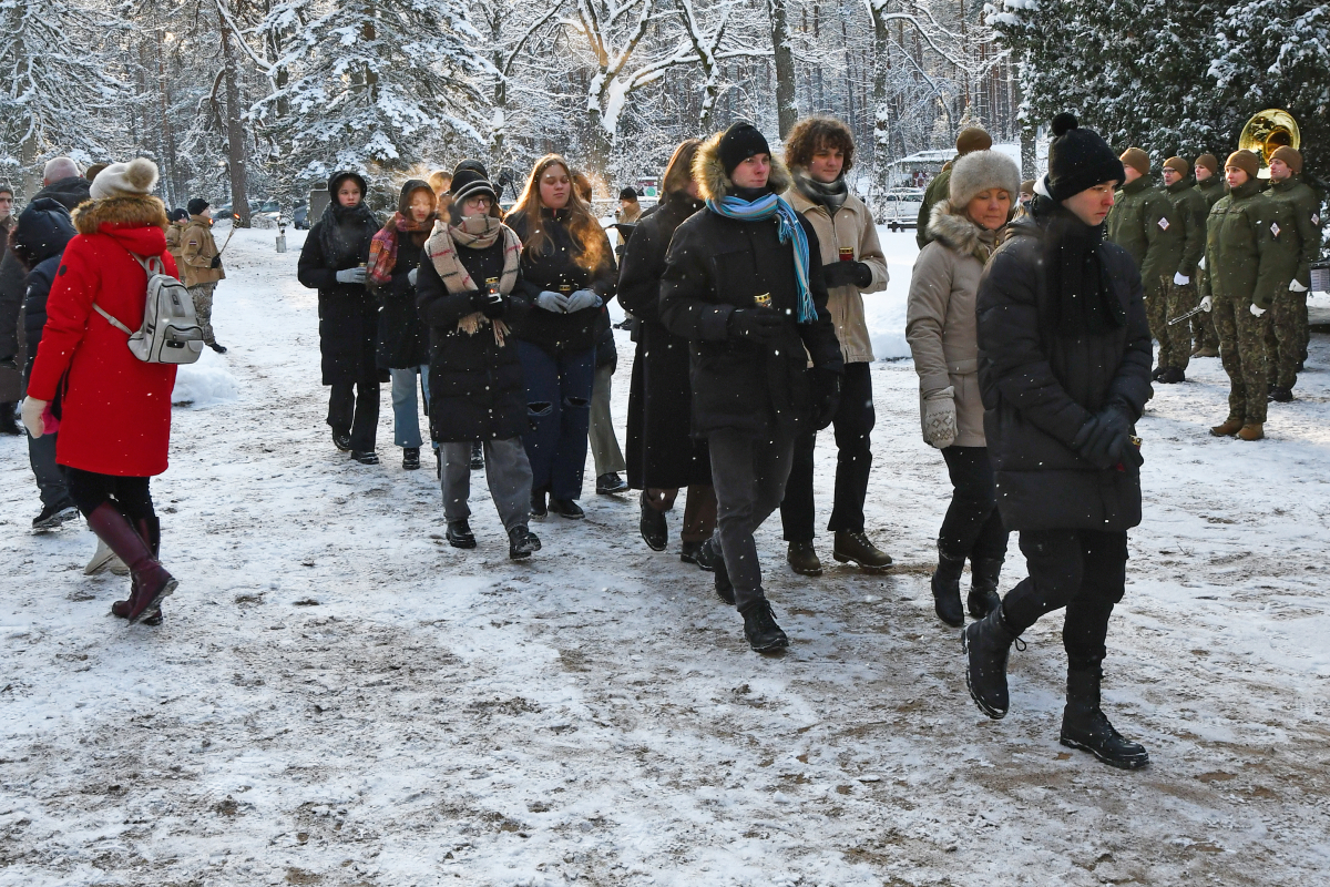 Ziemassvētku kaujās kritušo piemiņas pasākums Antiņu kapos | 06.01.2024.