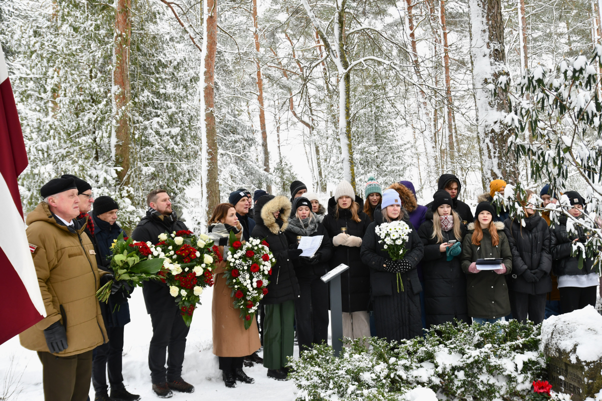 Piemiņas brīdis Robertam Mūrniekam | 16.01.2024.