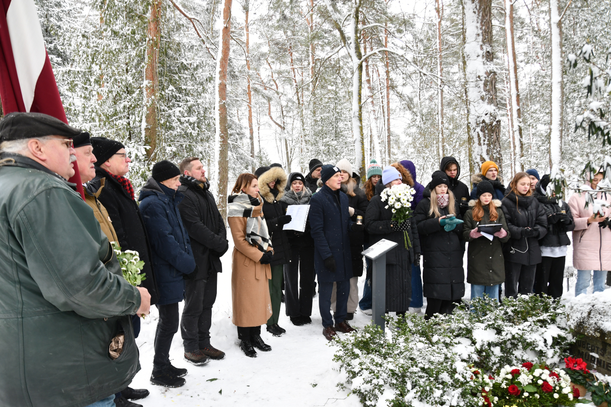 Piemiņas brīdis Robertam Mūrniekam | 16.01.2024.