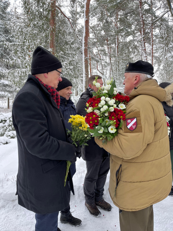 Piemiņas brīdis Robertam Mūrniekam | 16.01.2024.