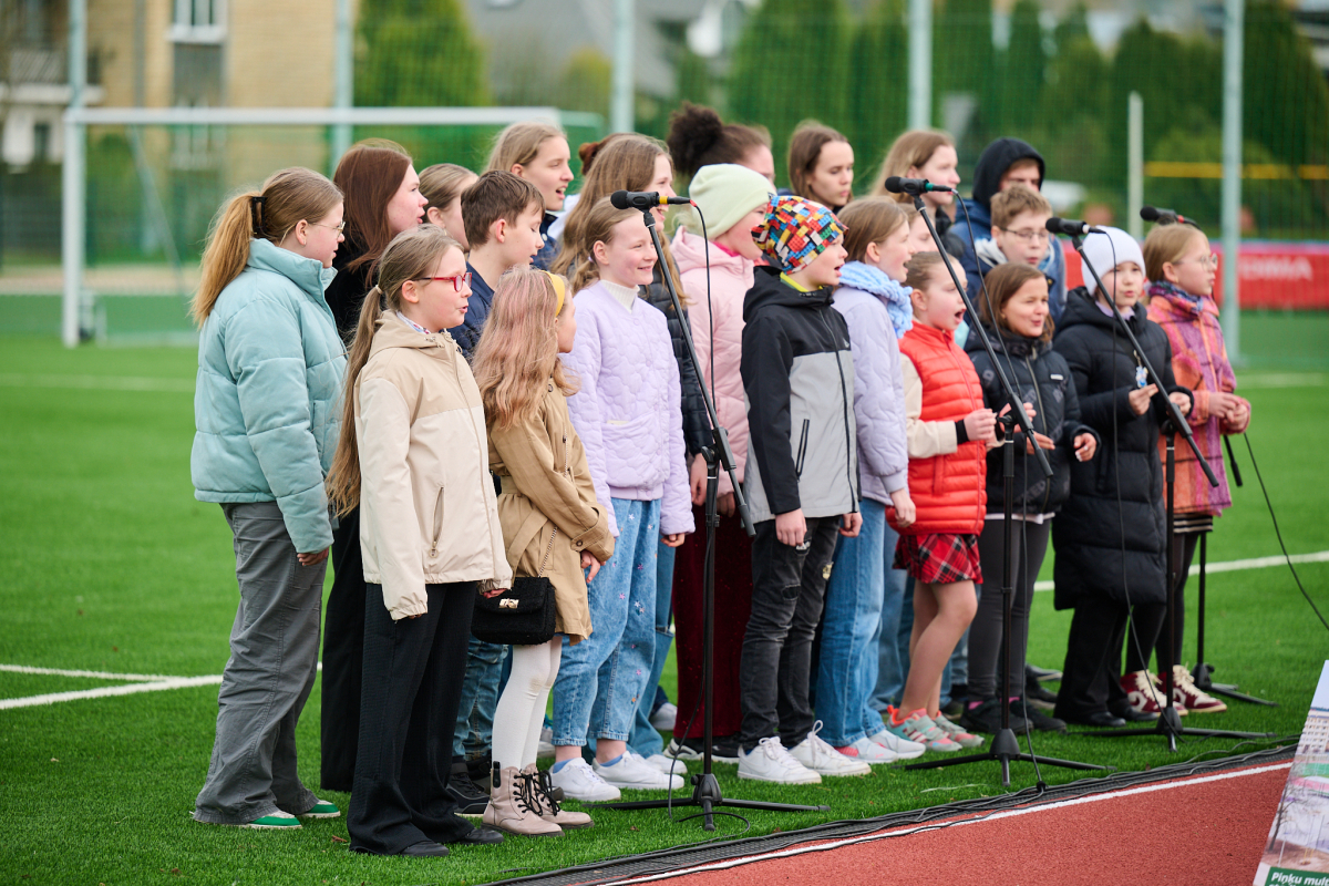 Piņķu multifunkcionālā stadiona atklāšana | 11.04.2024.