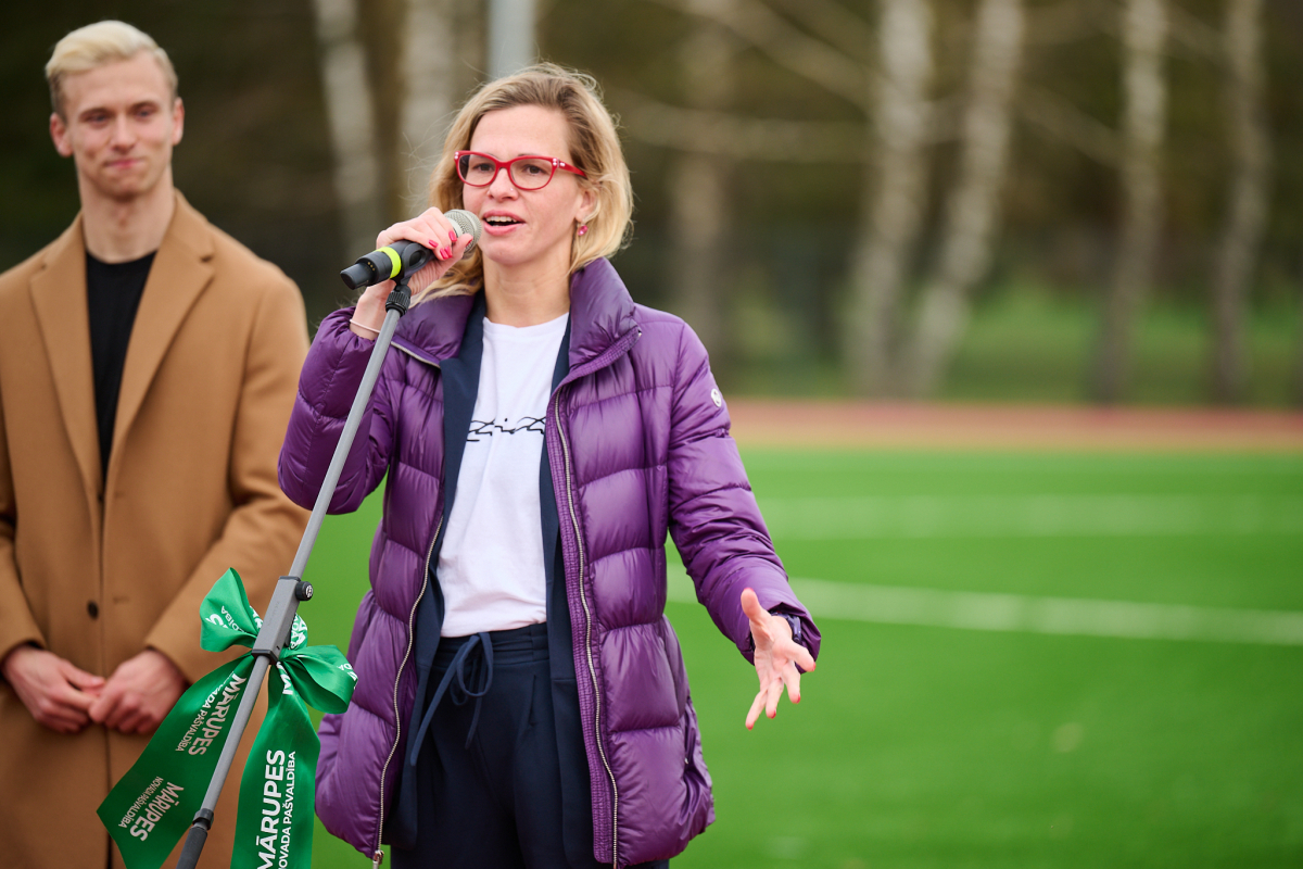 Piņķu multifunkcionālā stadiona atklāšana | 11.04.2024.