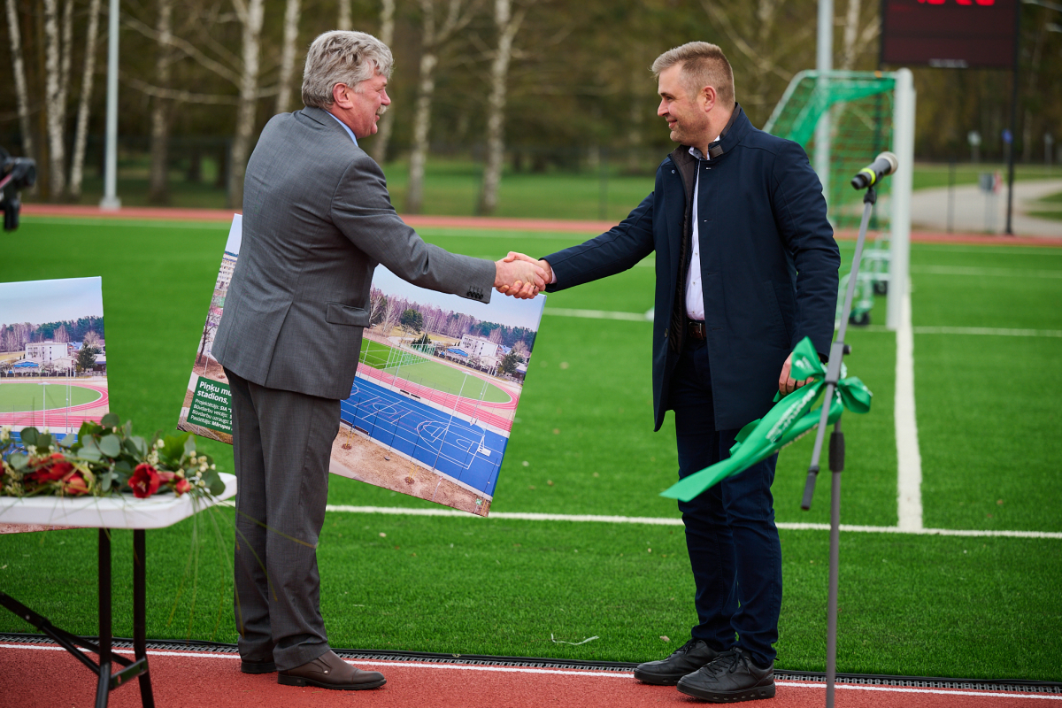 Piņķu multifunkcionālā stadiona atklāšana | 11.04.2024.