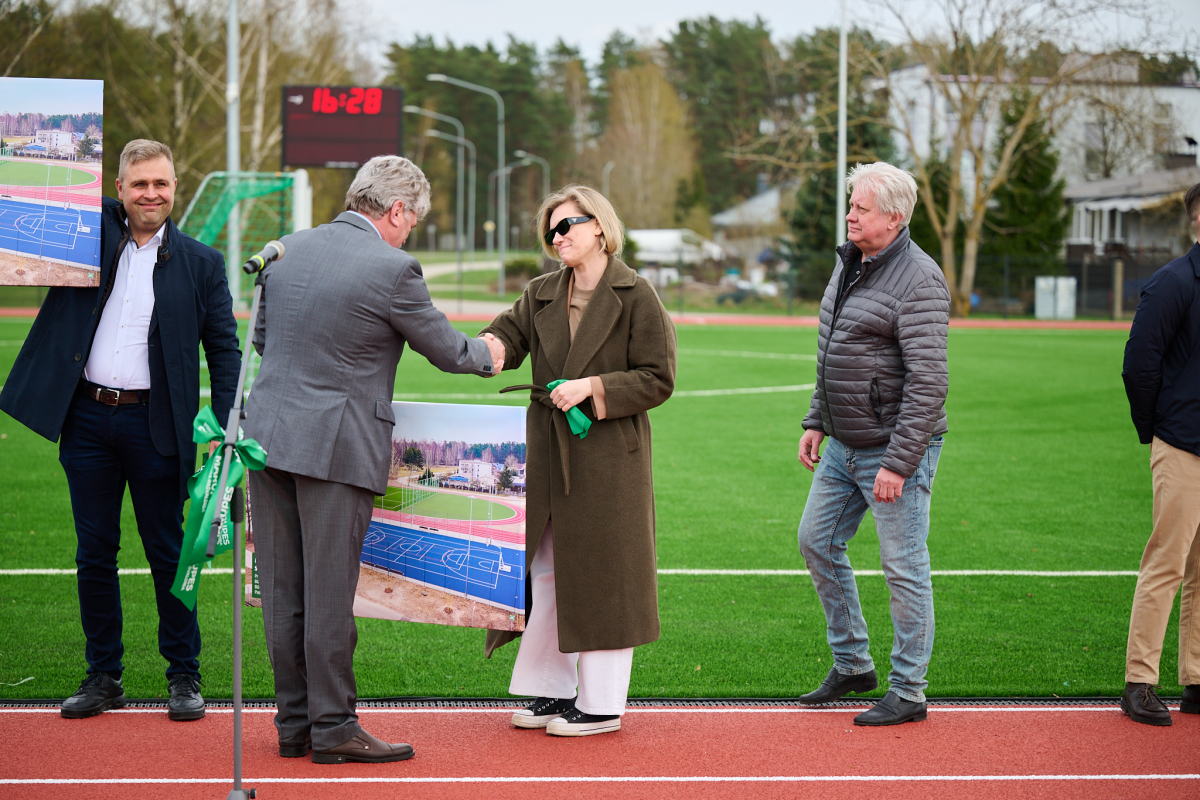 Piņķu multifunkcionālā stadiona atklāšana | 11.04.2024.