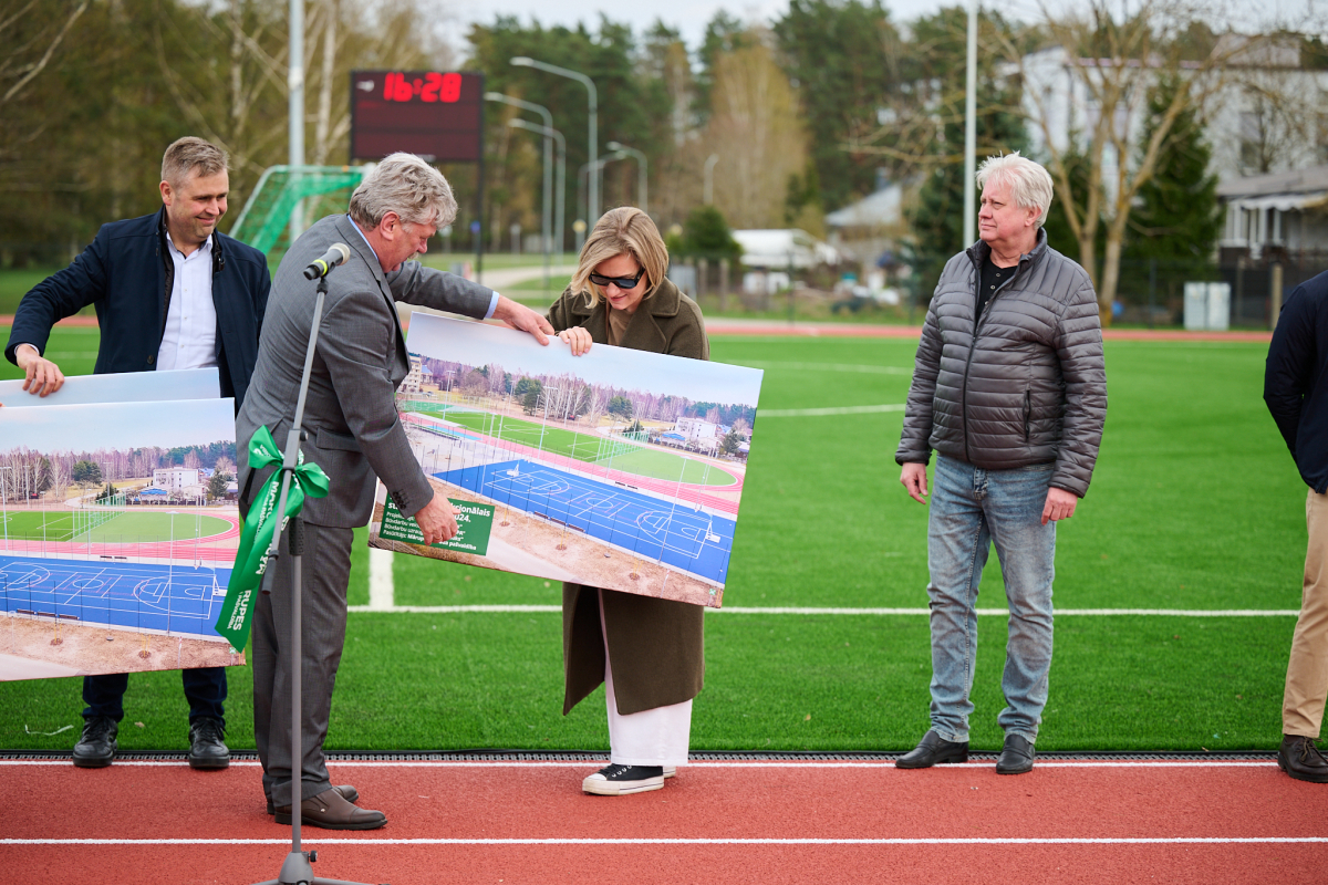 Piņķu multifunkcionālā stadiona atklāšana | 11.04.2024.