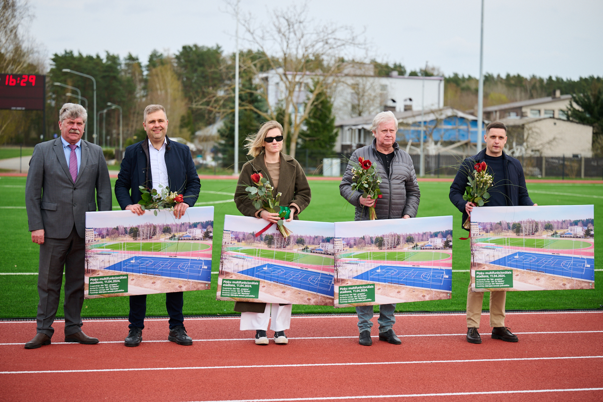 Piņķu multifunkcionālā stadiona atklāšana | 11.04.2024.