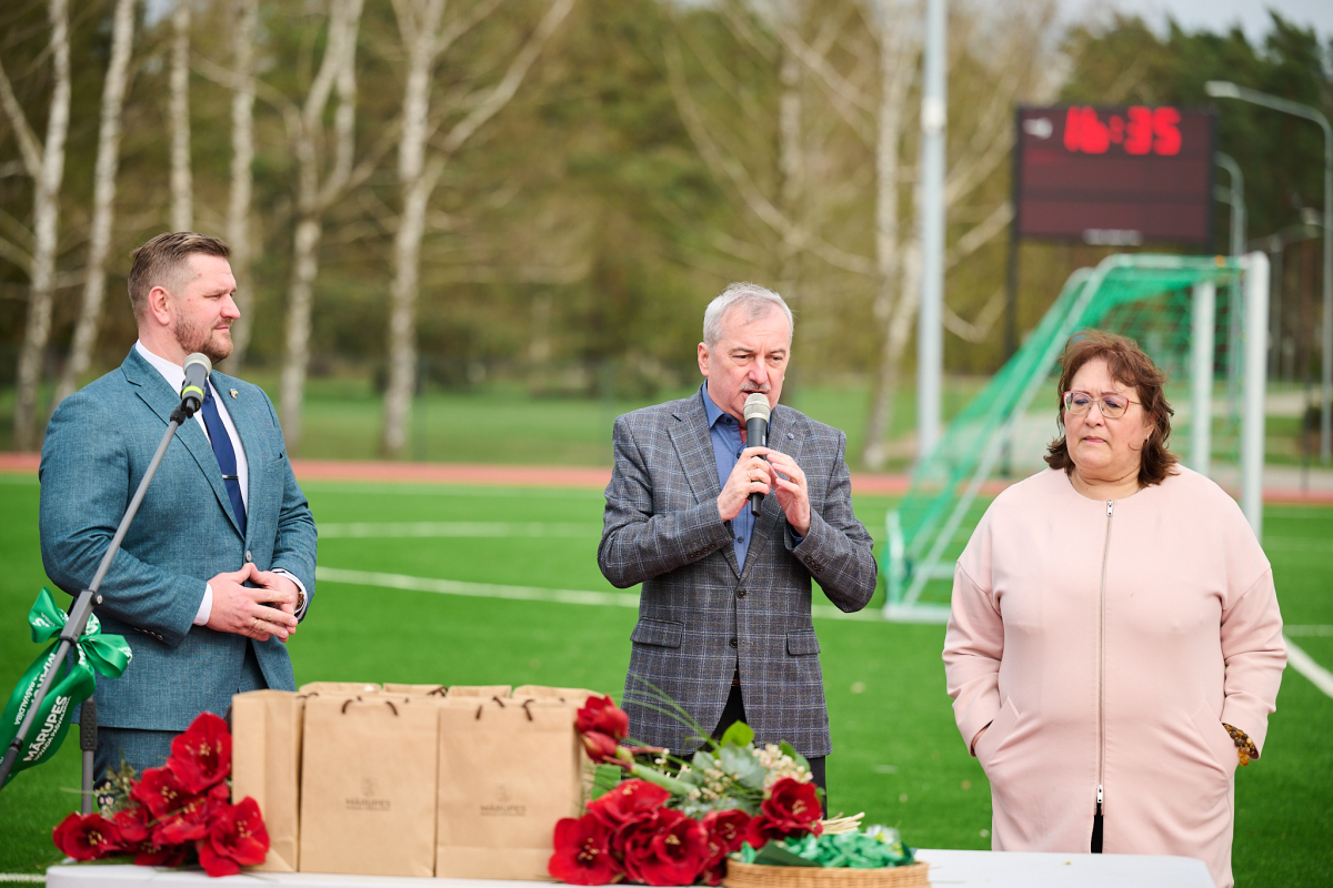 Piņķu multifunkcionālā stadiona atklāšana | 11.04.2024.