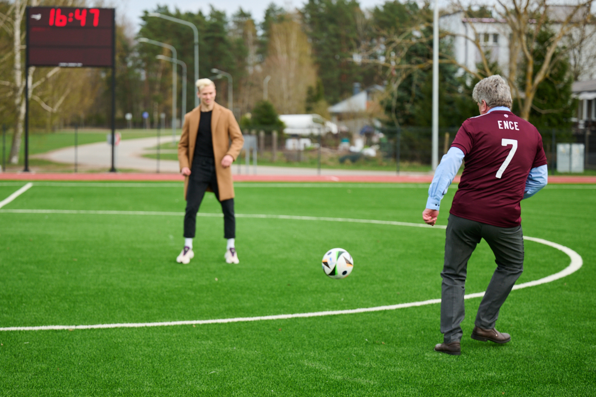 Piņķu multifunkcionālā stadiona atklāšana | 11.04.2024.