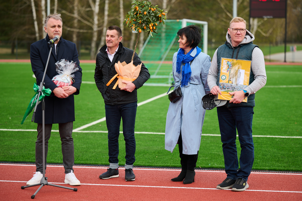 Piņķu multifunkcionālā stadiona atklāšana | 11.04.2024.