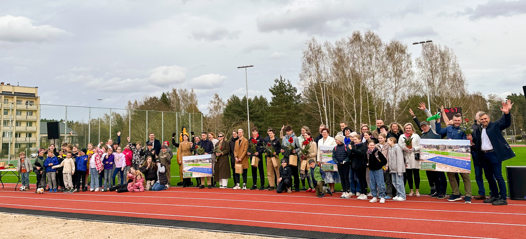 Piņķu multifunkcionālā stadiona atklāšana | 11.04.2024.