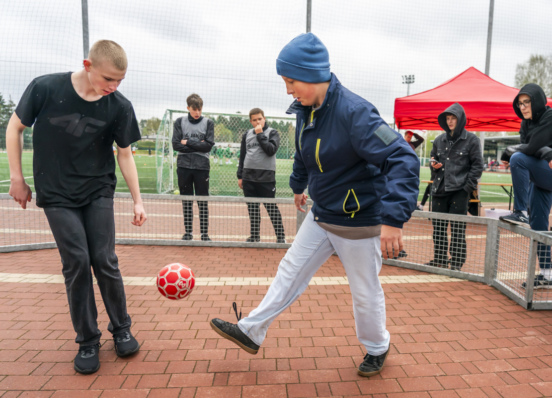 Nākotnes līgas spēle "Mārupes  SC" : futbola skola "Alberts" | 14.04.2024.