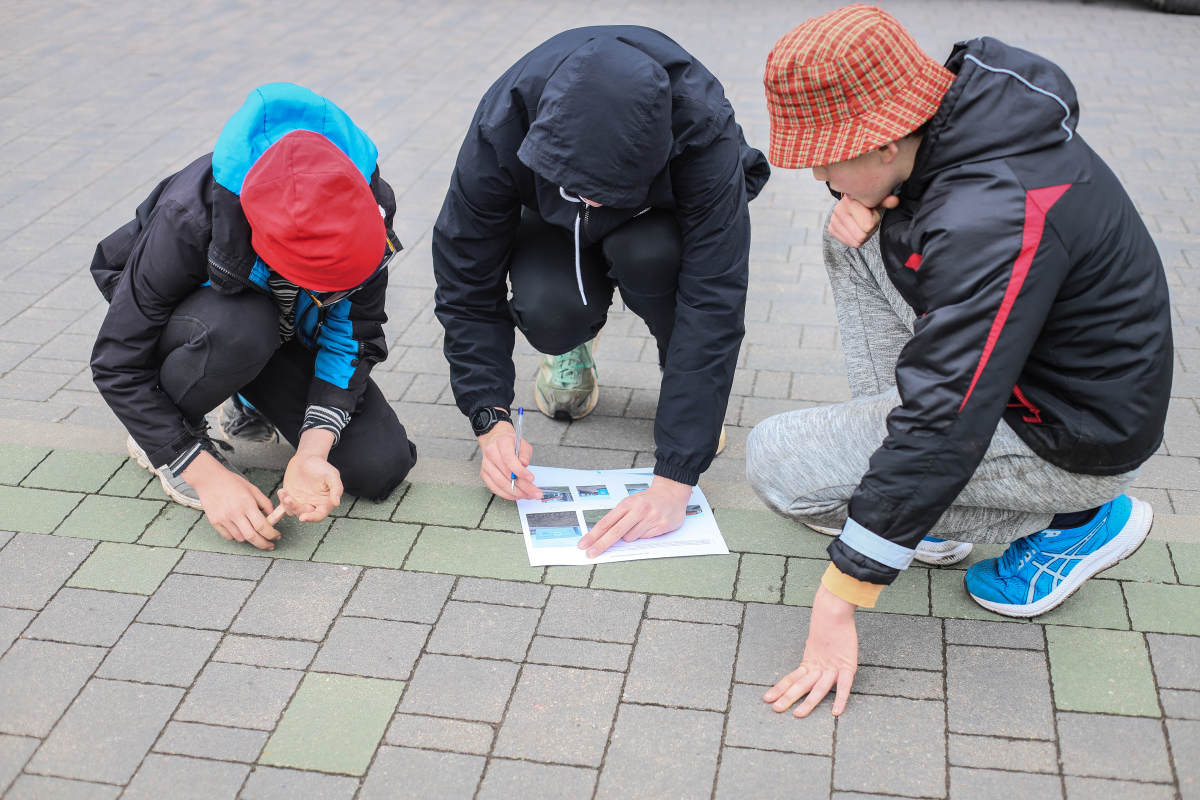 Foto orientēšanās sacensības Jaunmārupē | 13.04.2024.