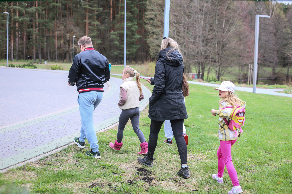 Foto orientēšanās sacensības Jaunmārupē | 13.04.2024.