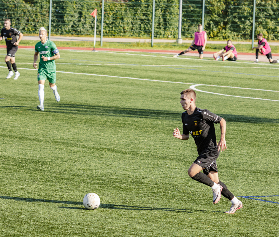 Mārupes SC futbola spēle pret Leevon PK