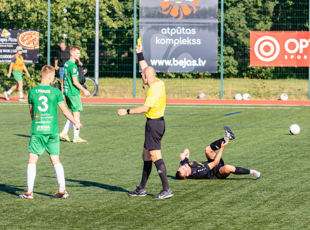 Mārupes SC futbola spēle pret Leevon PK