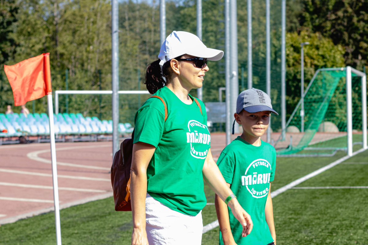 Mārupes SC futbola spēle pret Leevon PK