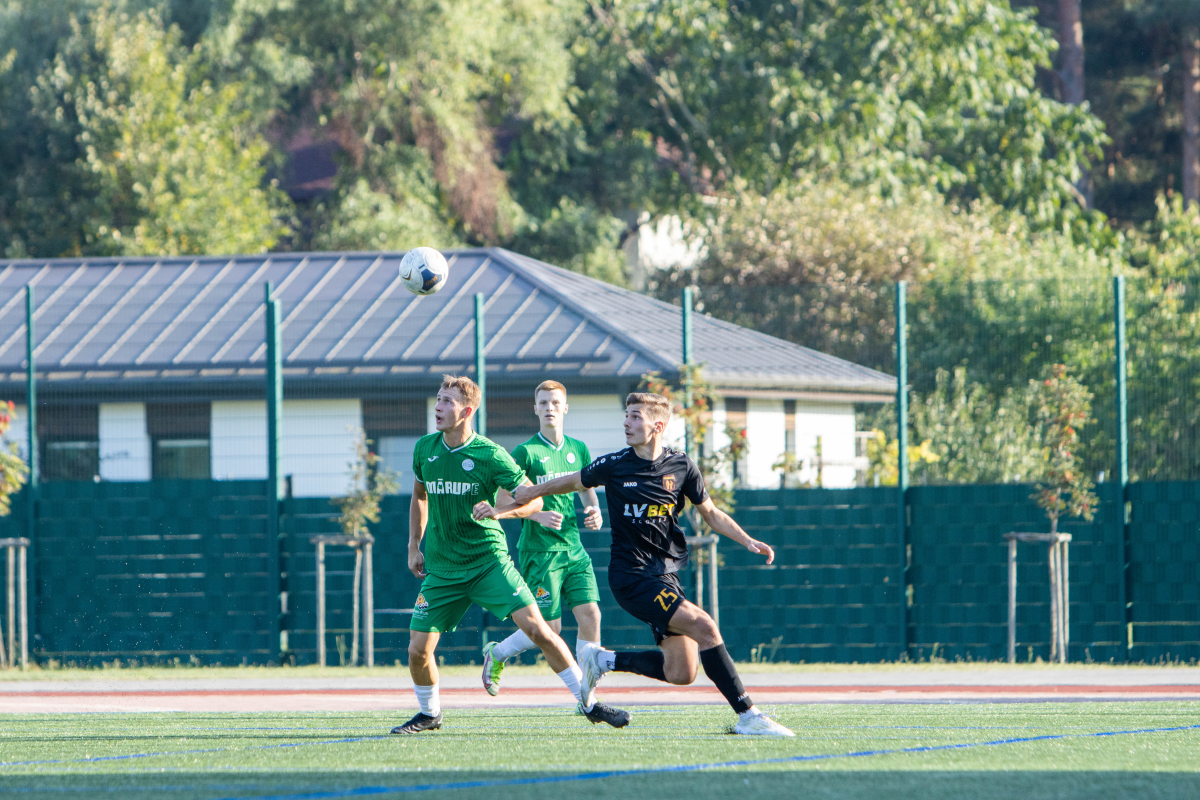 Mārupes SC futbola spēle pret Leevon PK