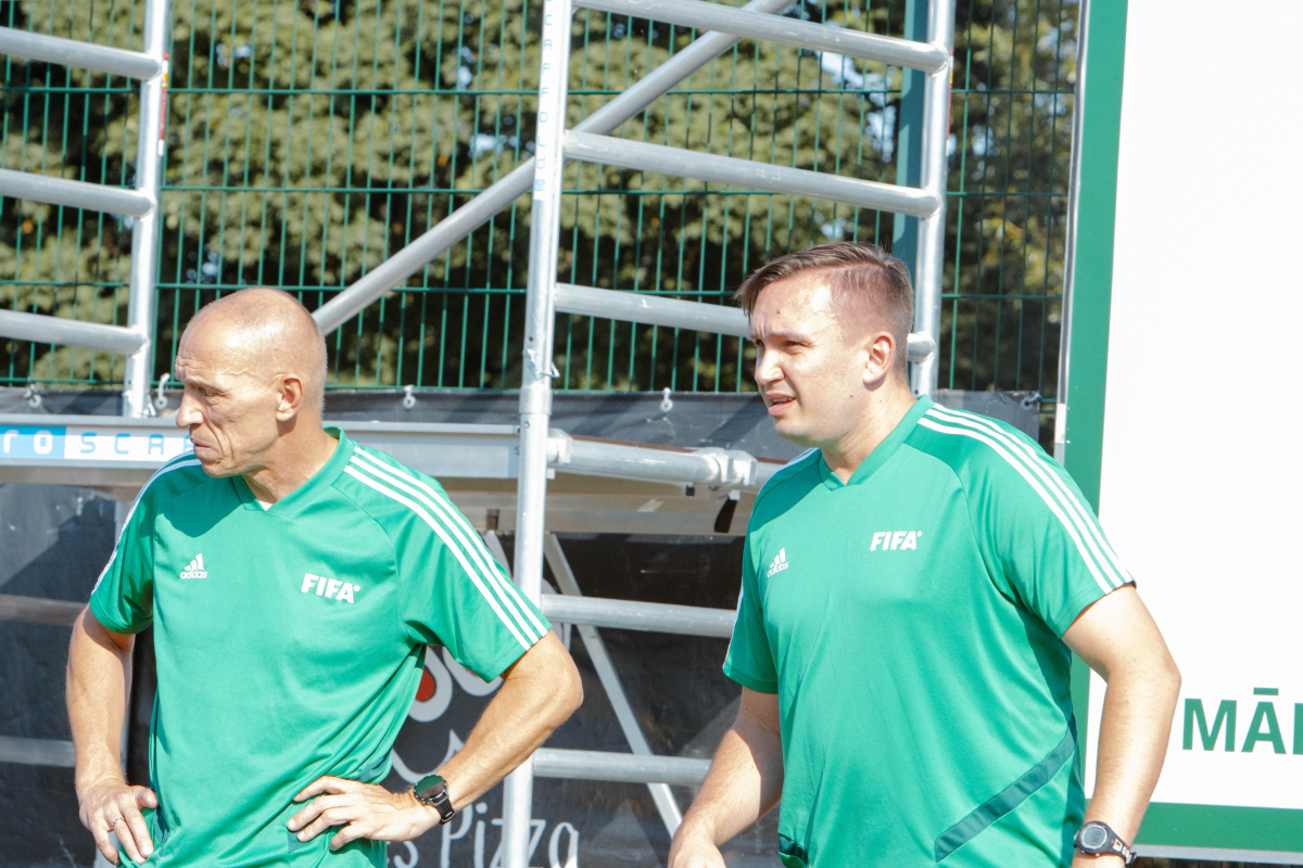 Mārupes SC futbola spēle pret Leevon PK
