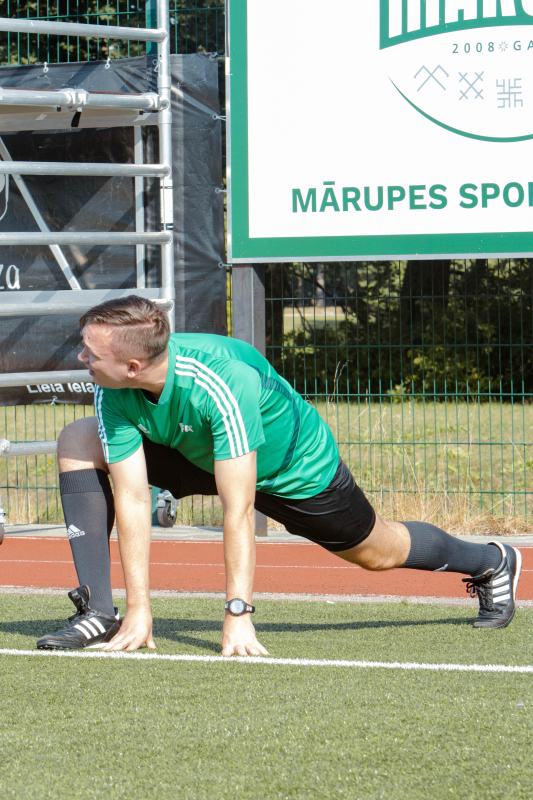 Mārupes SC futbola spēle pret Leevon PK