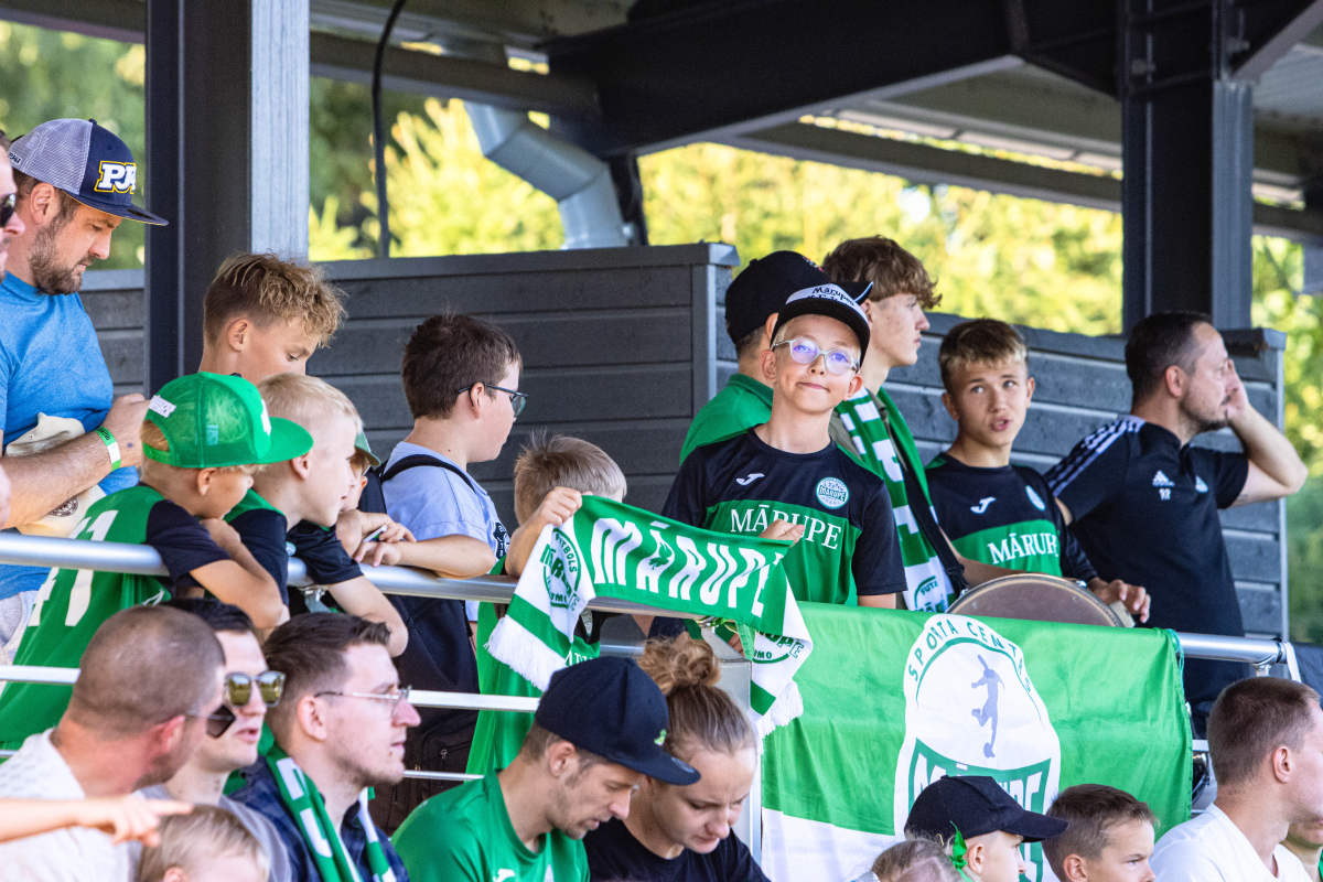 Mārupes SC futbola spēle pret Leevon PK