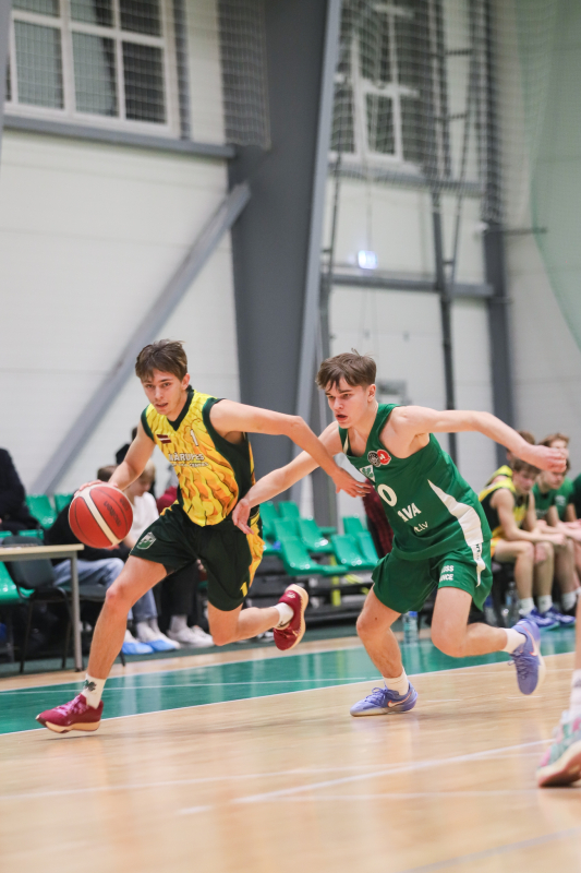 Reģionālās basketbola līgas spēle Mārupes SC : Kandavas BJSS
