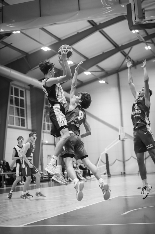 Reģionālās basketbola līgas spēle Mārupes SC : Kandavas BJSS