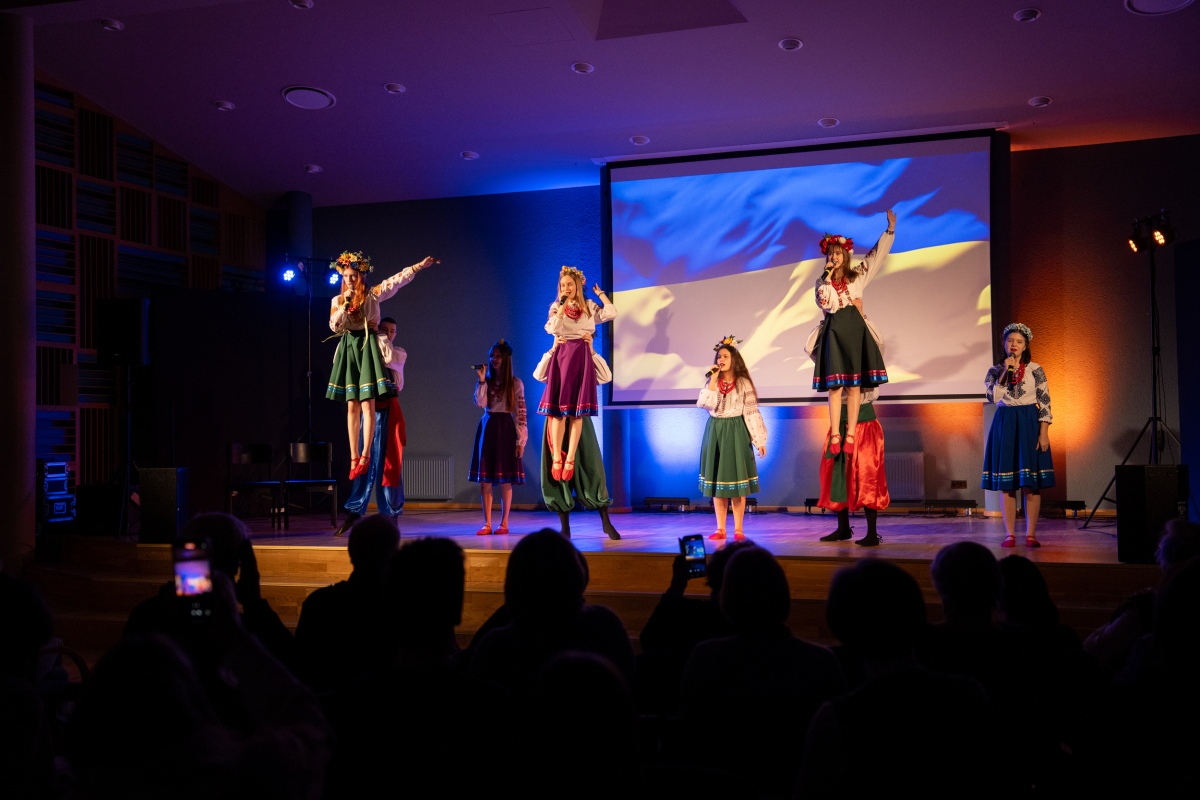 Ukrainas atbalstam veltīts muzikāli literārs sarunu vakars