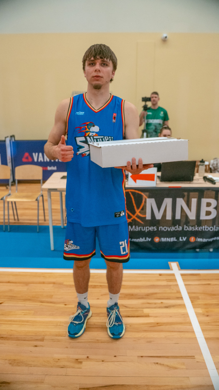 Basketbolisti sporta zālē