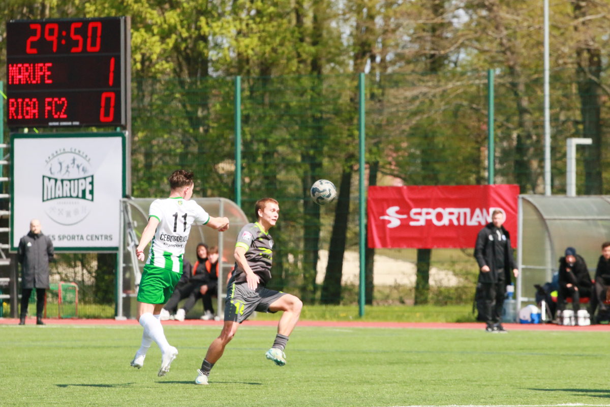 Nākotnes līgas spēle, "Mārupes SC" : "RIGA FC-2" Jaunmārupē