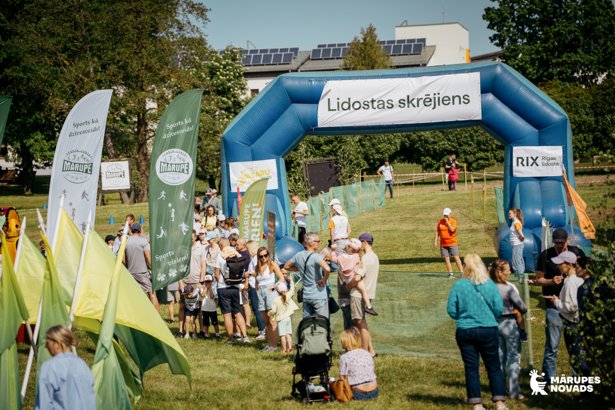 Bērnu skrējiens "Ar vasaru saujā 2025" Jaunmārupē