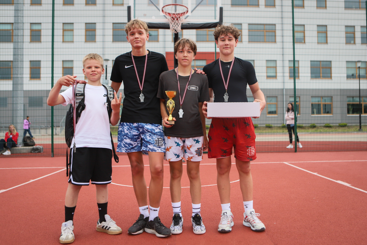 3x3 basketbola turnīrs U-13 un ģimenes grupai 