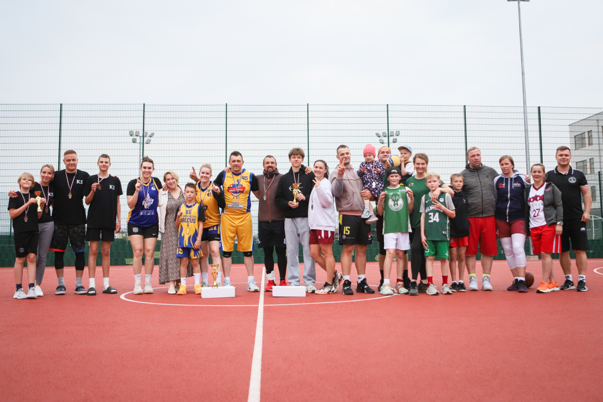 3x3 basketbola turnīrs U-13 un ģimenes grupai 