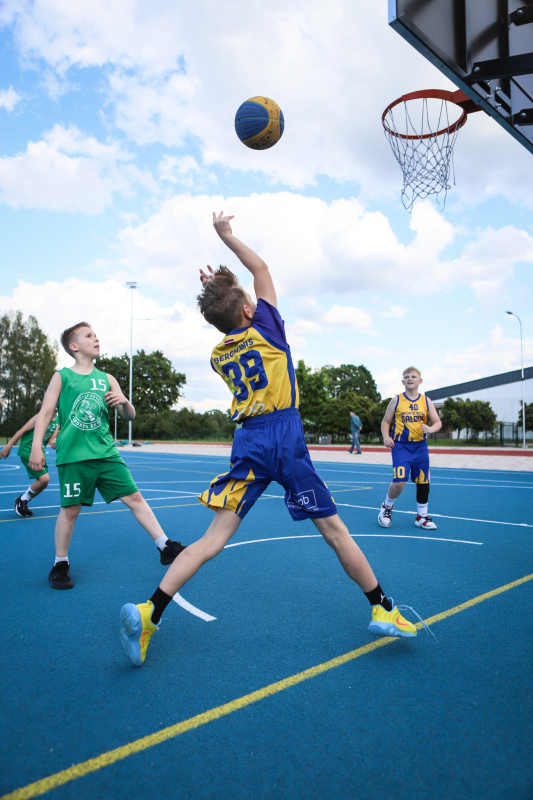 3x3 basketbola sacensības Jaunmārupē 