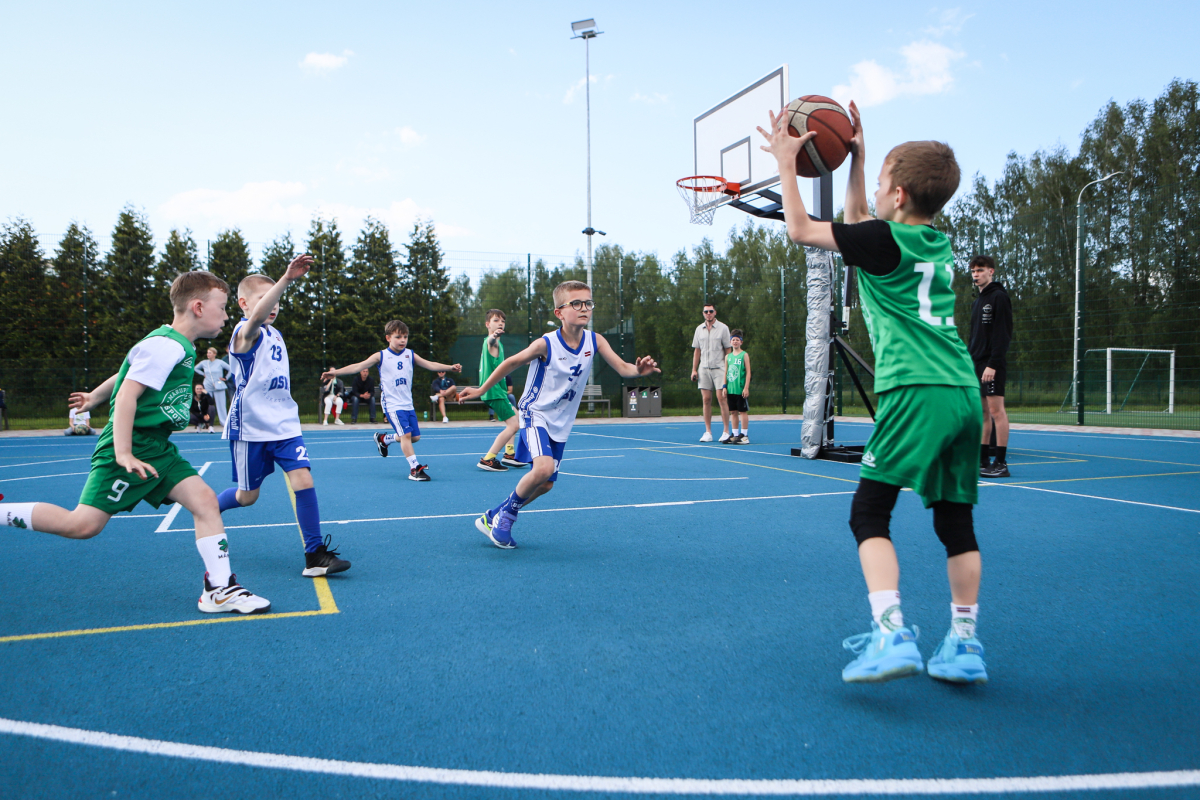 3x3 basketbola sacensības Jaunmārupē 