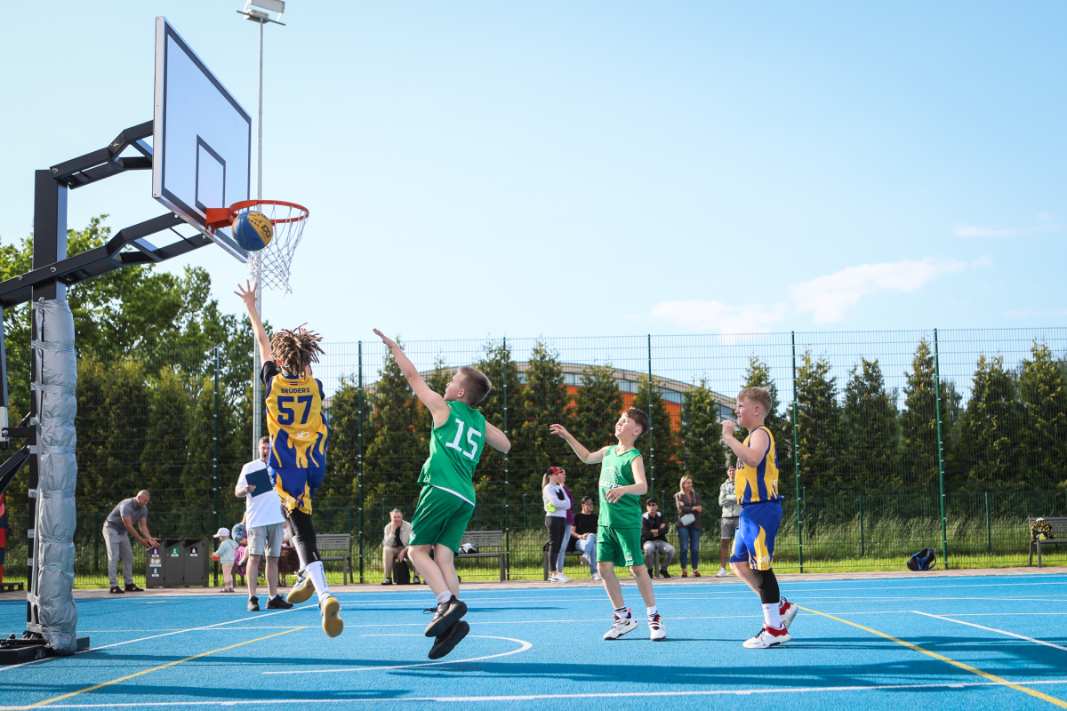 3x3 basketbola sacensības Jaunmārupē 