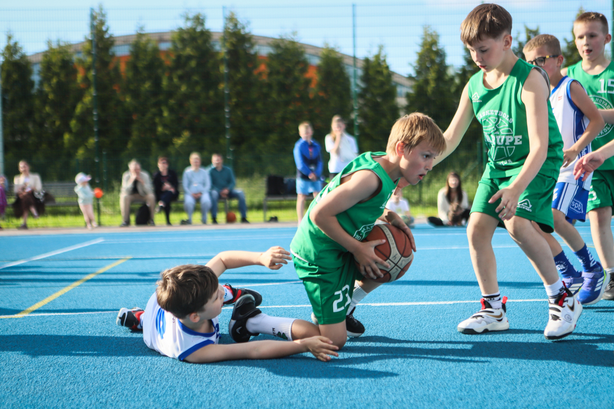 3x3 basketbola sacensības Jaunmārupē 