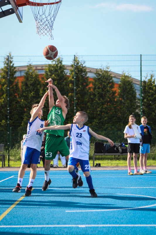 3x3 basketbola sacensības Jaunmārupē 