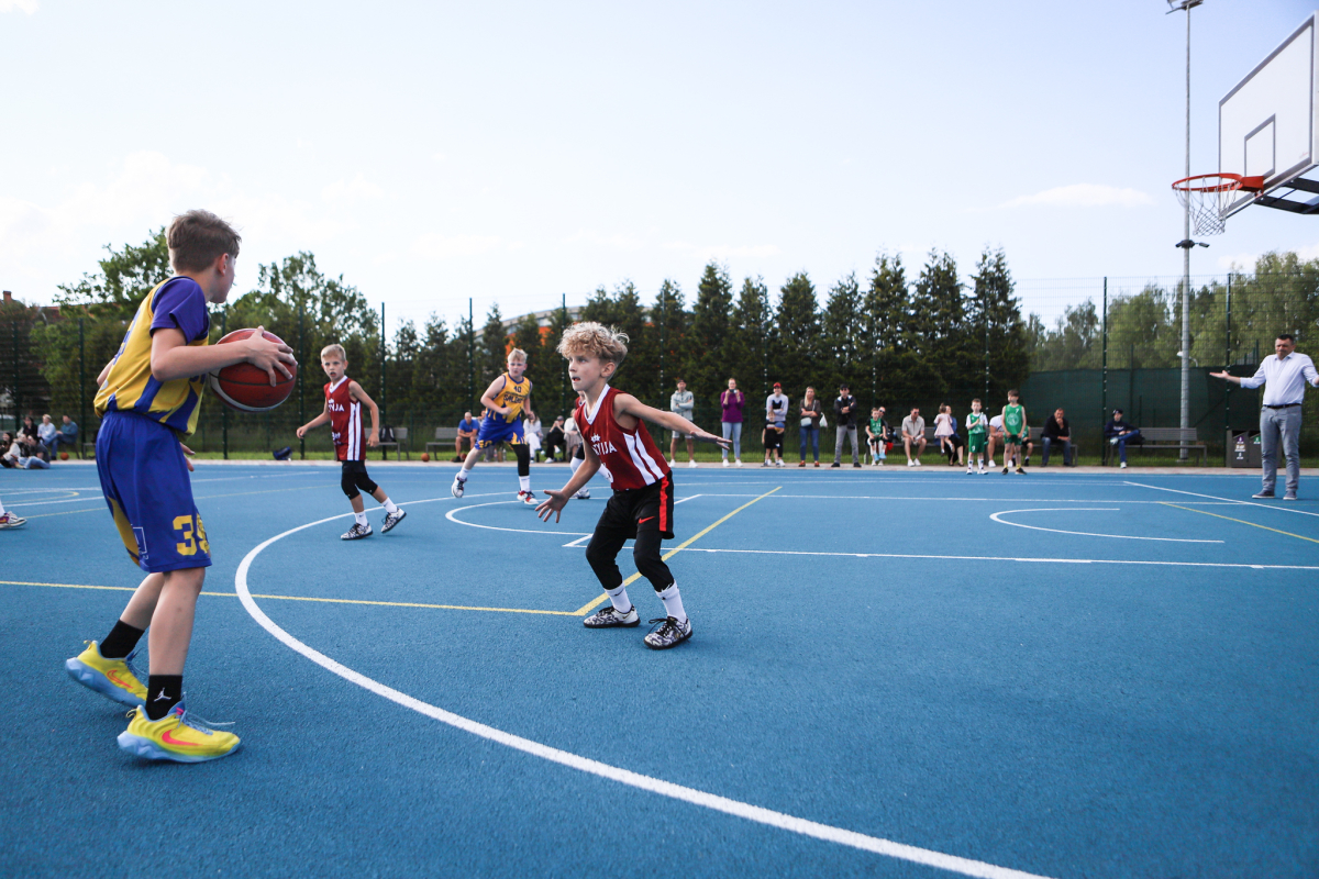 3x3 basketbola sacensības Jaunmārupē 