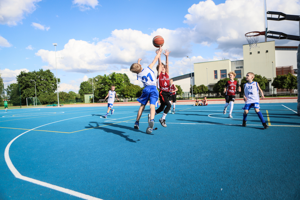 3x3 basketbola sacensības Jaunmārupē 