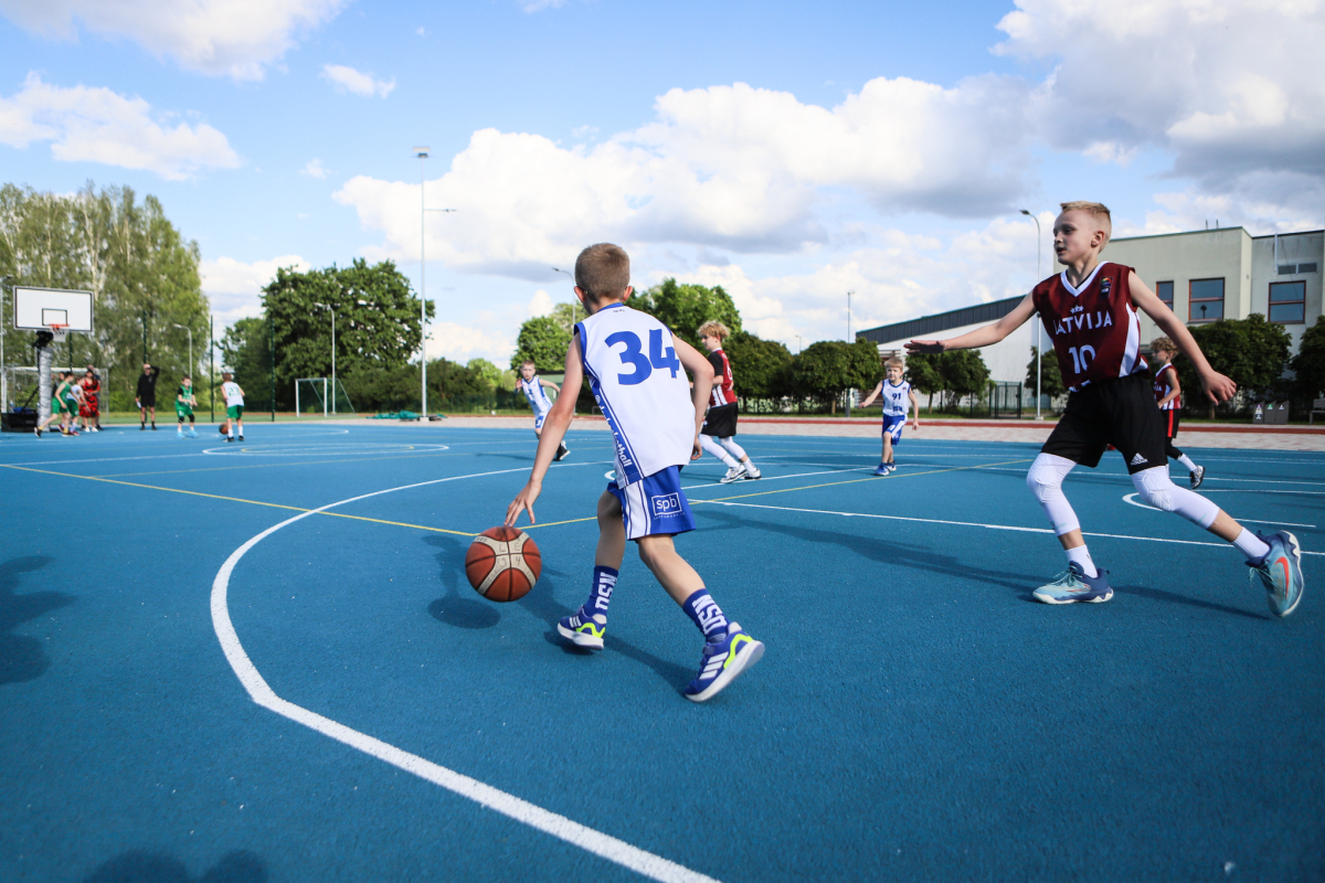 3x3 basketbola sacensības Jaunmārupē 