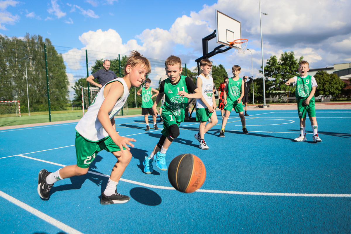 3x3 basketbola sacensības Jaunmārupē 