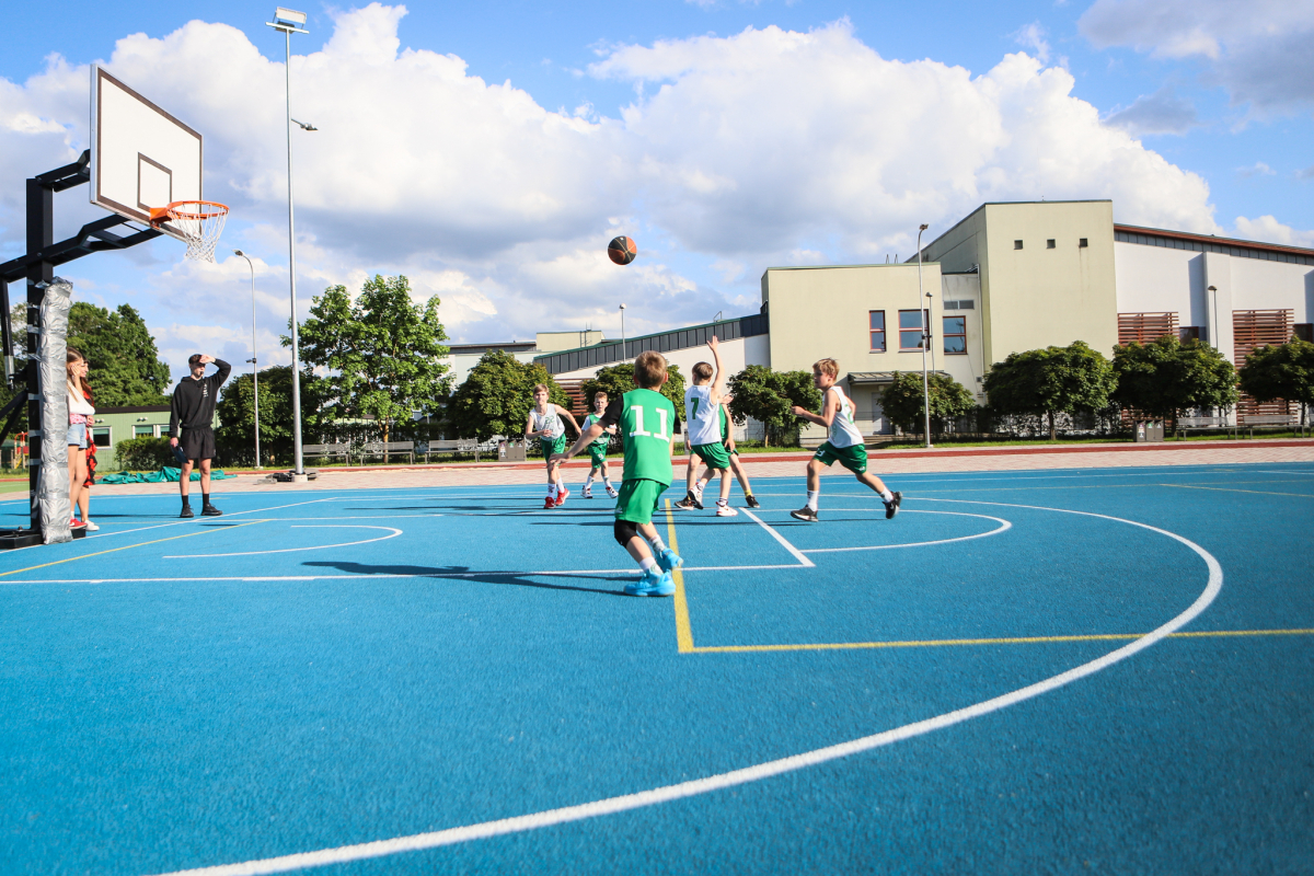 3x3 basketbola sacensības Jaunmārupē 