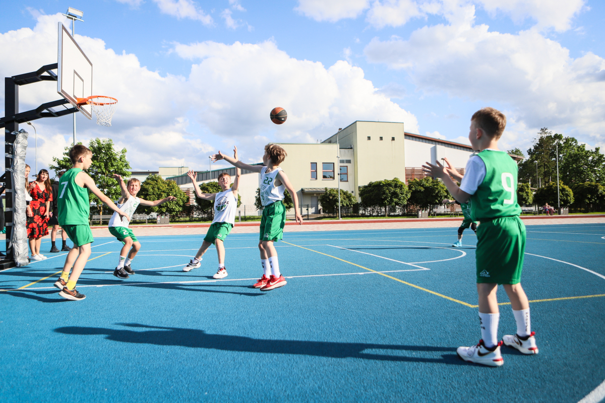 3x3 basketbola sacensības Jaunmārupē 