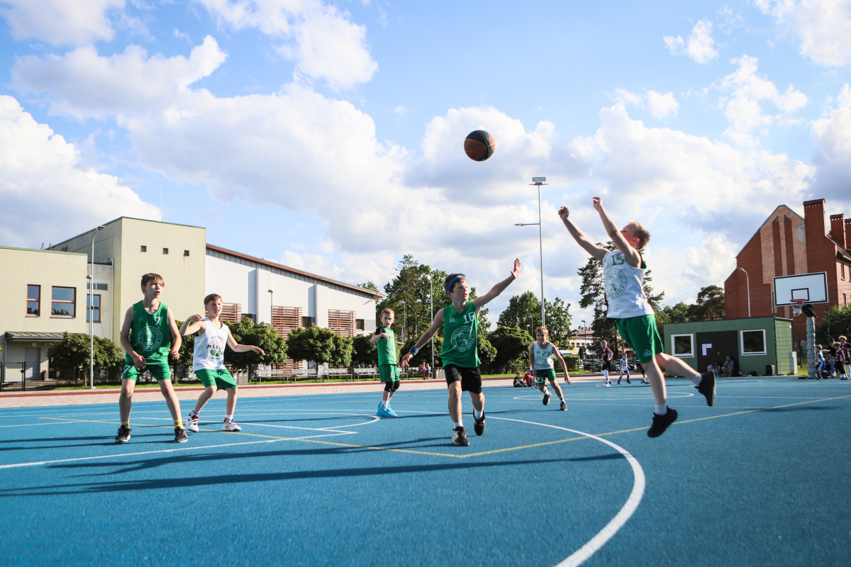 3x3 basketbola sacensības Jaunmārupē 