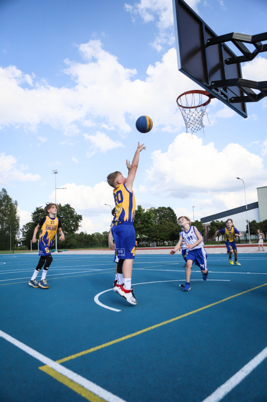 3x3 basketbola sacensības Jaunmārupē 