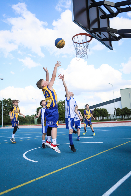 3x3 basketbola sacensības Jaunmārupē 