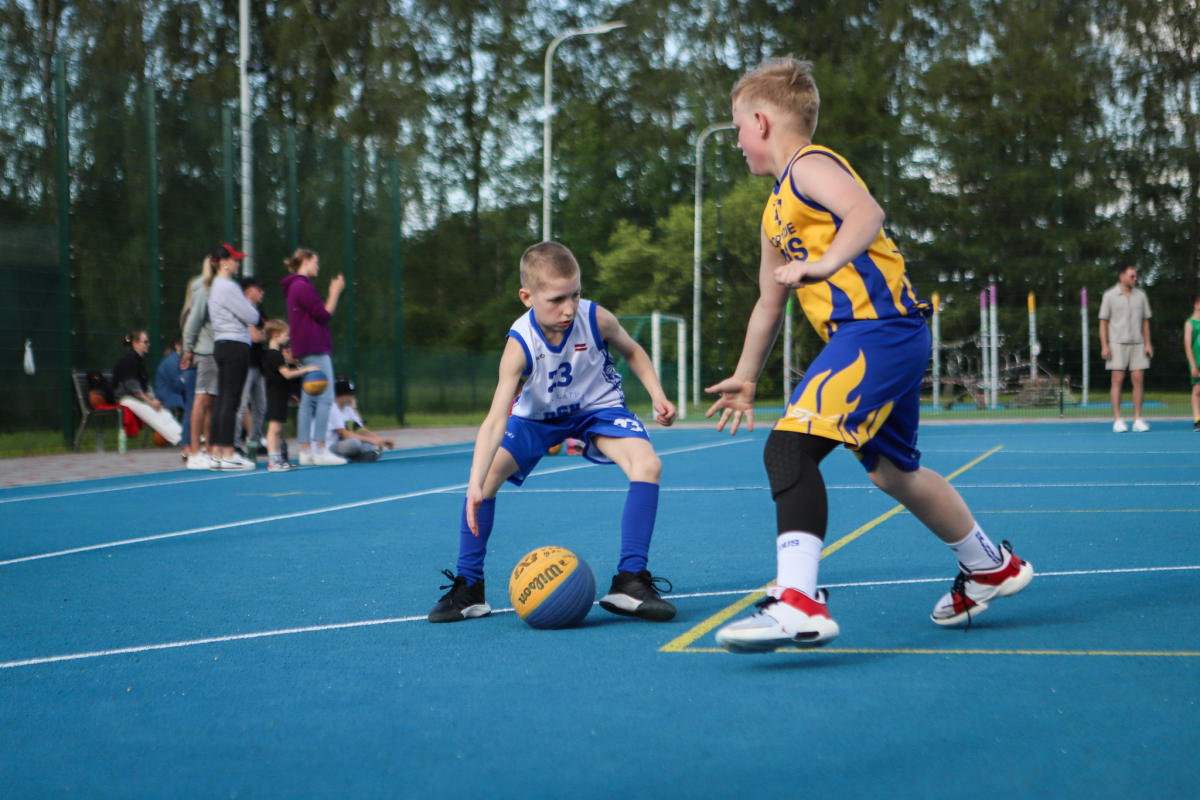 3x3 basketbola sacensības Jaunmārupē 