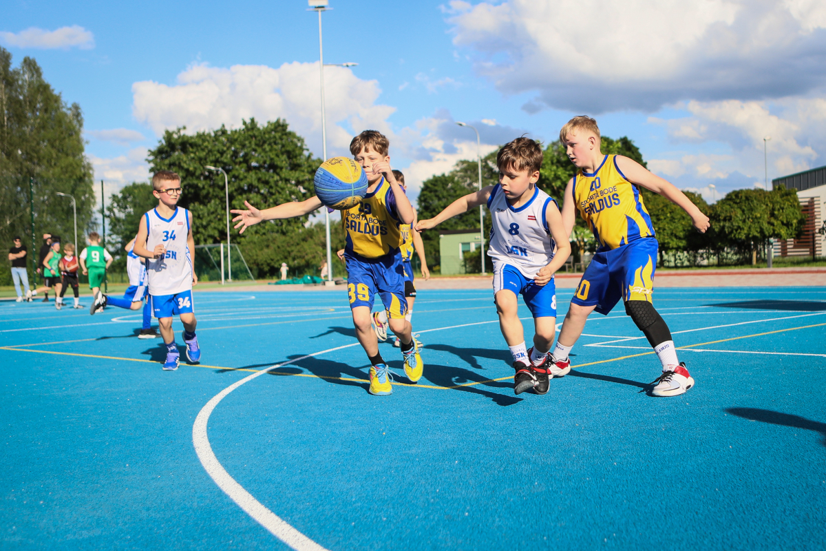 3x3 basketbola sacensības Jaunmārupē 
