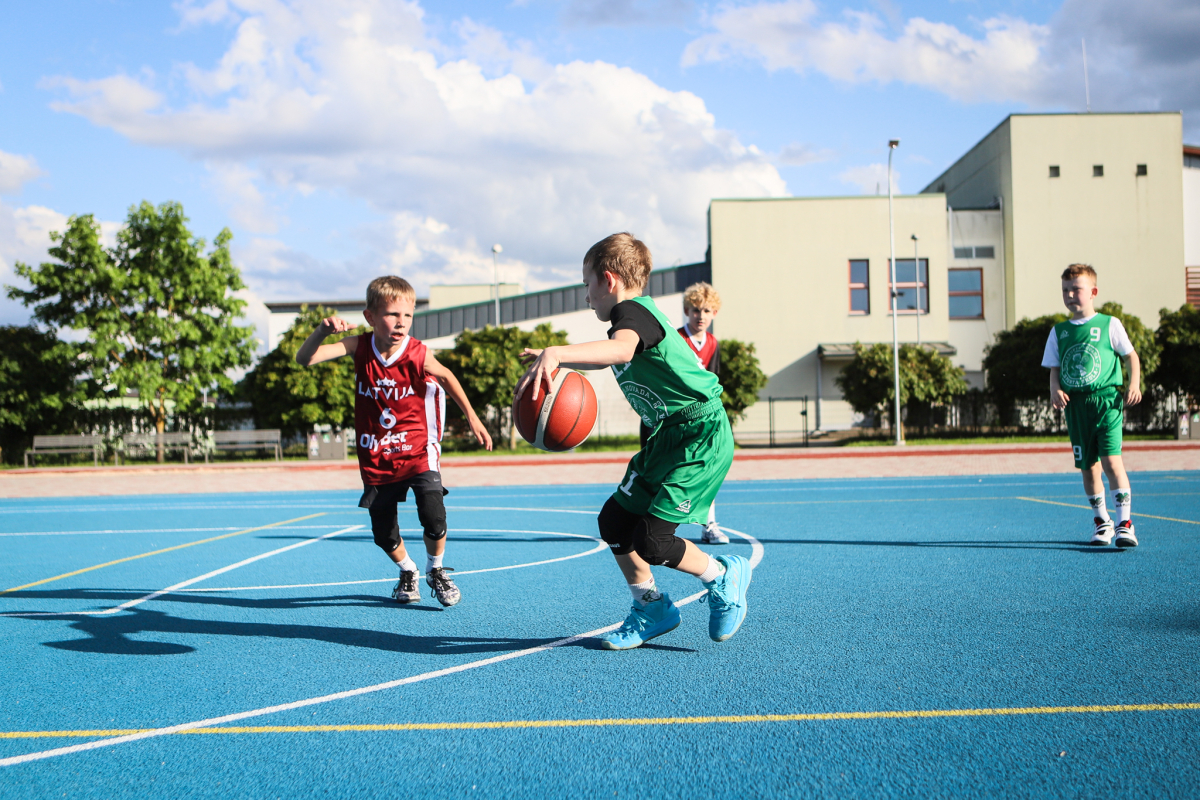 3x3 basketbola sacensības Jaunmārupē 