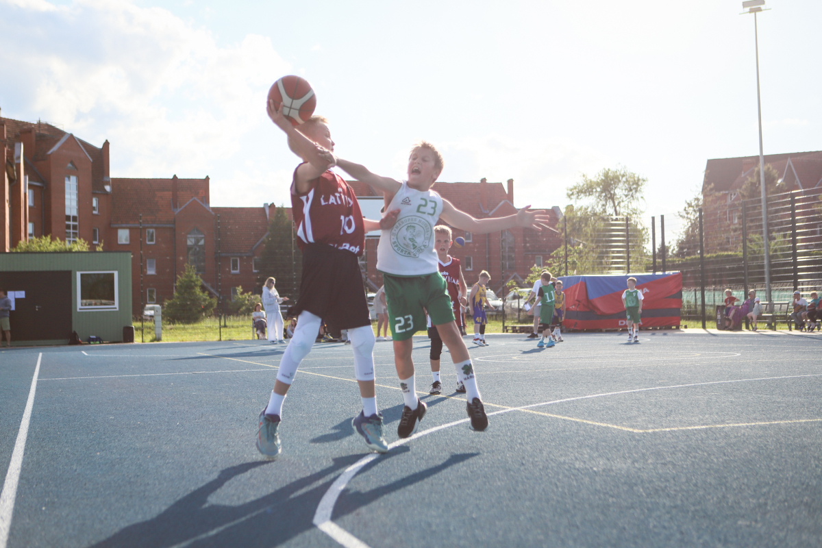 3x3 basketbola sacensības Jaunmārupē 